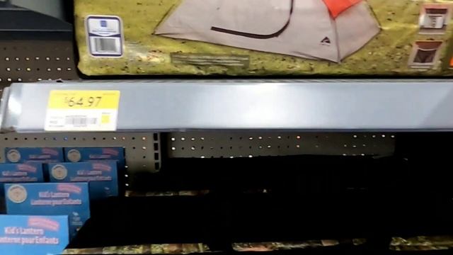 Walmart tour in Alberta canada/finding tent for camping смотреть онлайн