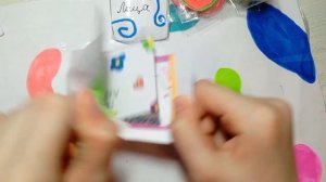 распаковка боксика бумажной косметики