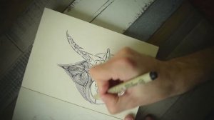 14 КРАСИВЫЙ РИСУНОК узорами с помощью линеров