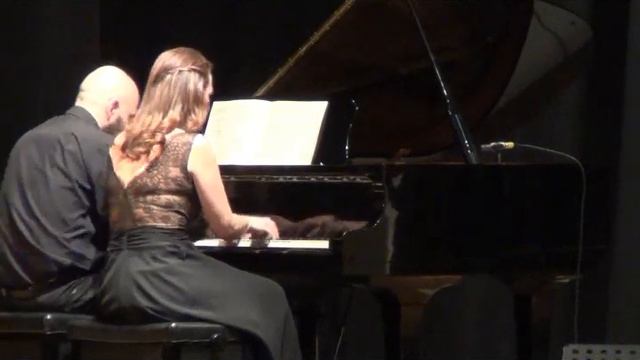 Michalis Papageorgiou & Evi Marinaki plays J.Brahms: Hungarian Dance no.3, 4, 5 piano ( four hands смотреть онлайн