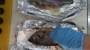 Запекаем свежайшего горбыля