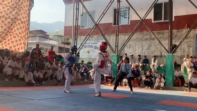 Taekwondo fight-50 kg/Jasmine Chaudhary 🟥/knockout game смотреть онлайн