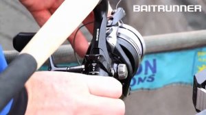 Катушка Shimano Baitrunner X Aero в действии
