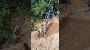 экскаватор юмз эо 2621 погрузка песка со щебнем
