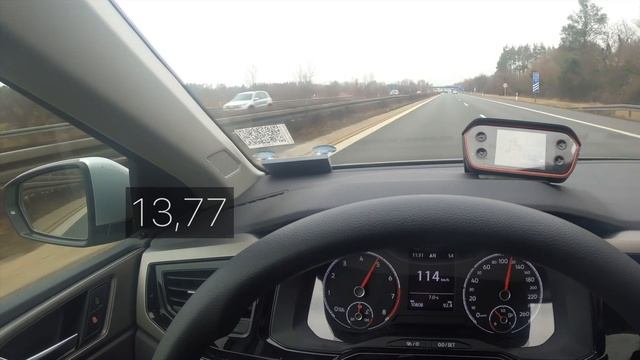 VW Polo 6 1.0TSI 95ps 0-100km/h смотреть онлайн