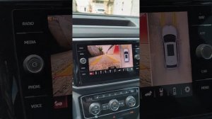 Система кругового обзора для Volkswagen Teramont, Bird View 360° 3D HD, особенности установки.