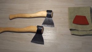 Современные топоры ИЖСталь на моих березовых топорищах