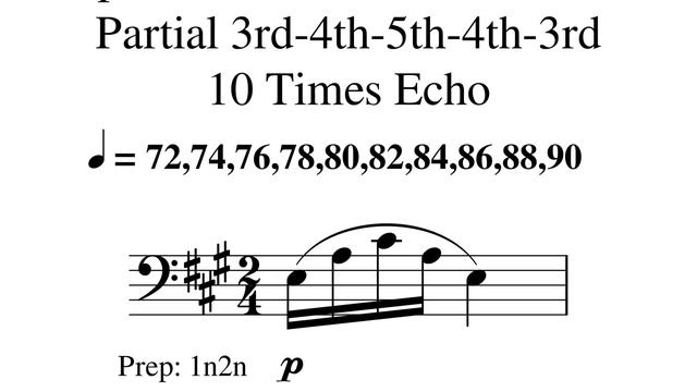 001 Lip Slur Ex Partial 2nd Position 3 4 5 4 3 New Tempo Plan 72 74 76 78 80 82 84 86 88 90 смотреть онлайн