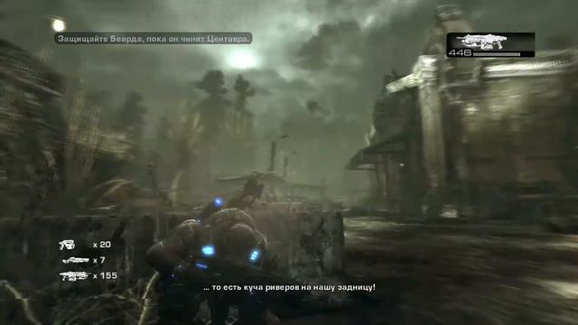 Gears of War 2 | 100%  ИГРОФИЛЬМ ● (Xbox 360) (Русские субтитры)