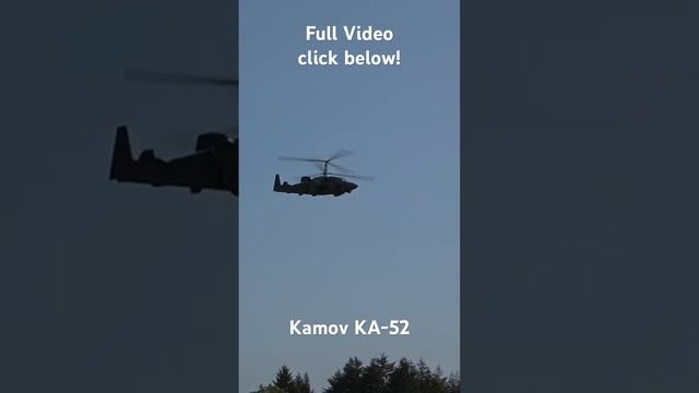 Stunning Kamov KA-52 RC Turbine Helicopter flight demonstration  shorts