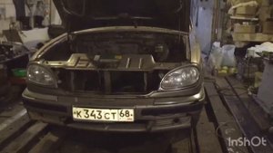 Подготовка к установки двигателя 2.4 Крайслер на Газель