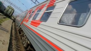 ТЭП70БС-134 с составом Пермь-Адлер (прибытие)