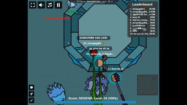 Swordz.io 34/34 Food Chain (50M) смотреть онлайн