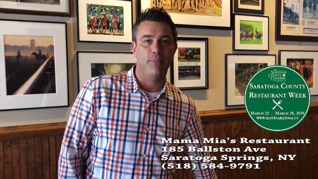 2019 Saratoga County Restaurant Week: Mama Mia's Restaurant смотреть онлайн