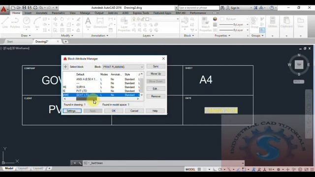 BLOCK ATTRIBUTE MANAGER || BASE POINT || PLOTTING || BASIC TUTORIALS FOR BEGINNERS || AUTO-CAD 2016 смотреть онлайн
