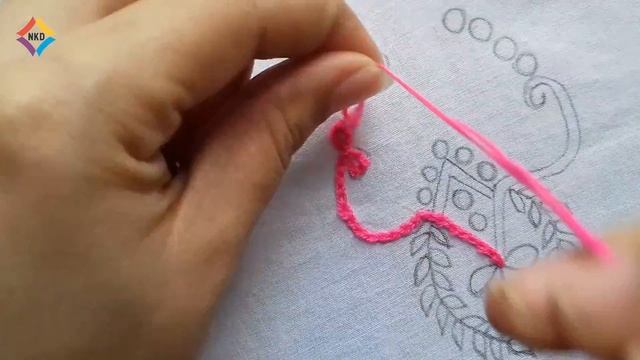 Hand Embroidery, Decorative  Embroidery Design , Modern Hand Embroidery
