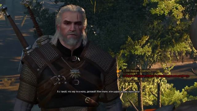 Ведьмак 3 Дикая охота  Забавный момент  Палкой по морде смотреть онлайн