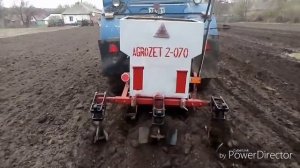 Посадка картошки 2019.МТЗ 80 із картопле сажалкой agrozet 2-070