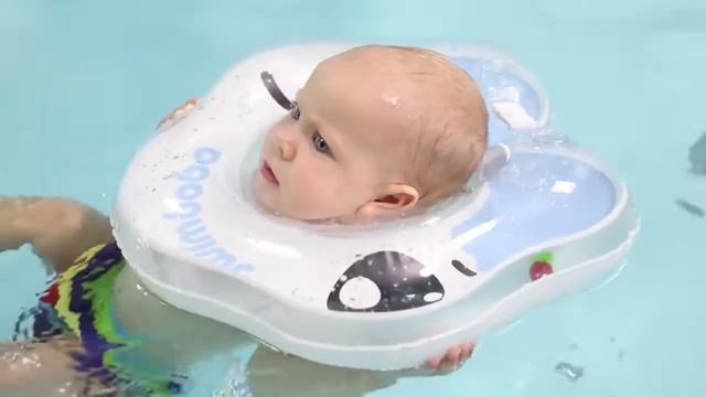 SWIMBOBO Newborn Baby swimming ring neck ring collar смотреть онлайн