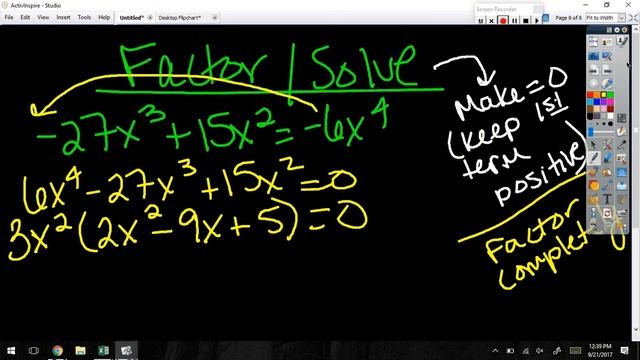 9 21 factor and solve смотреть онлайн
