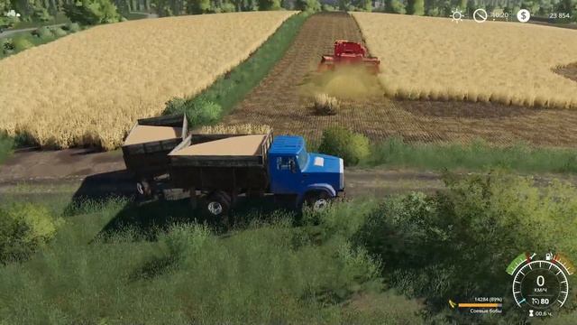 Пионер #4 | Заканчиваю посев поля и начинаю уборку урожая | Farming Simulator 19 | Timelapse смотреть онлайн