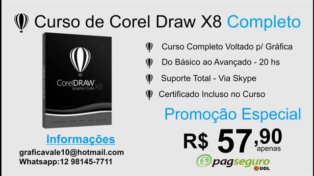 Curso Corel Draw X8 Online смотреть онлайн