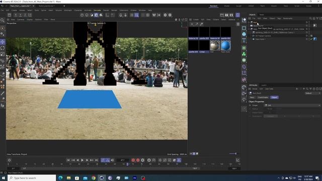 Put 3D objects into your Footage Complete Tutorial〡Live action Compositing +Free Project file! смотреть онлайн