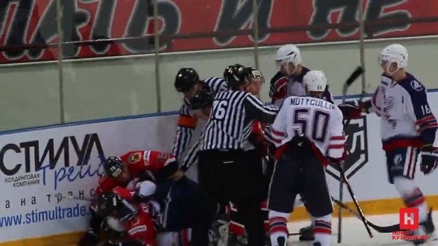 Нападение на игрока «Кузнецких Медведей» смотреть онлайн