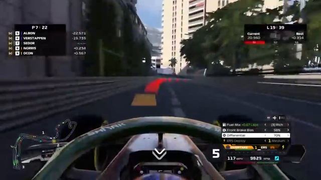 F1 2020 My Team Career Mode - Jaguar Racing F1 Team - Season 1, Race 7 - Monaco смотреть онлайн