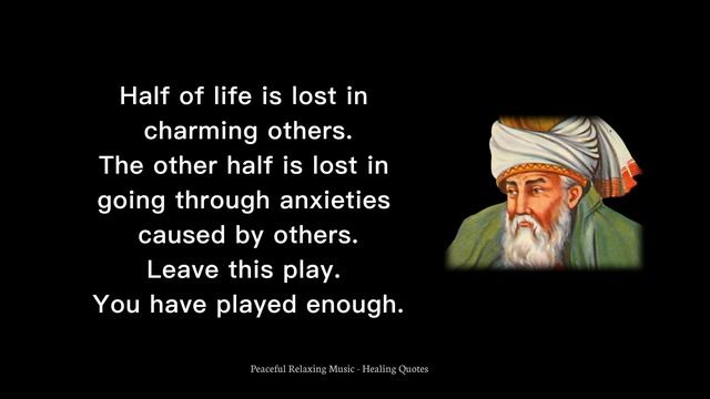 Rumi quotes on Love | Meditation music смотреть онлайн