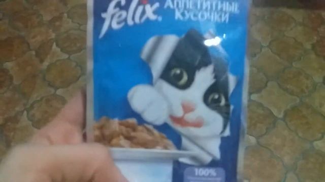 Кошачья еда.