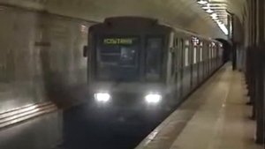 Опытный состав из вагонов типа 81-717.6К/81-714.6К на станци