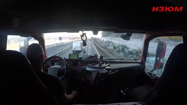 Крайний рейс в 2021г Выгрузка в Чехии. И поздравление с Новым годом! смотреть онлайн