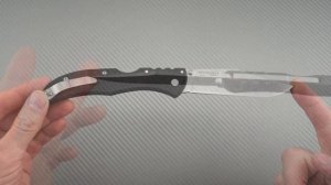 Складной нож Cold Steel "Range Boss" Black Handle, клинок 4034SS, рукоять GRN, краткий видео обзор