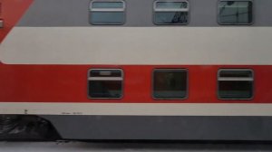 Отправление со станции Москва-Казанская | из окна поезда | зима 2023