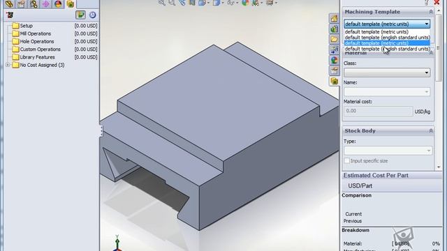 Aula 2 - SolidWorks 2012 Costing смотреть онлайн