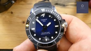 Tissot Seastar 1000 automatic Review 300m black blue dial Powermatic 80