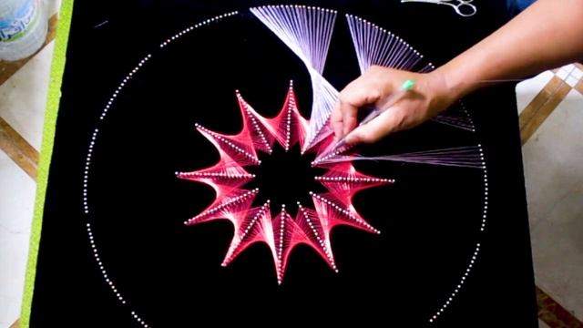 String ART How to make easy string art tutorials /diy смотреть онлайн