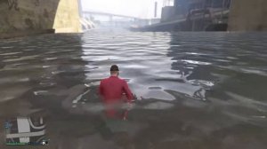 Underwater dancing / танец под водой GTA V