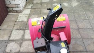 Электро привод регулировки угла выброса снега на снегоуборщик (Fermer FS-7B.1)