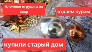 172//Купили старый дом//Яйца отдаём курам обратно// Всё течёт// Ёлочные игрушки из СССР.