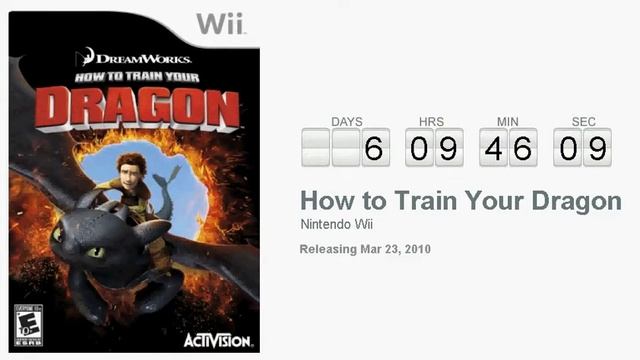 How to Train Your Dragon Wii Countdown