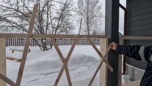 Перила нестандартной формы для террасы или веранды своими руками