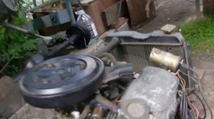 Запуск двигателя УЗАМ 412 вне машины