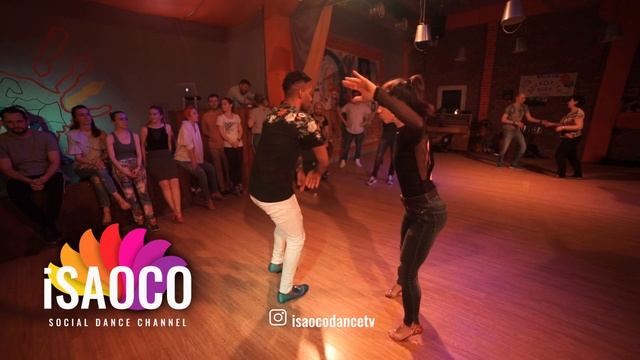 Alain Rueda and Katerina Mik Salsa Dancing in Respublica Vosmera Tuesday 01.05.2018