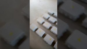 Подготовка к установке распаячных коробок.