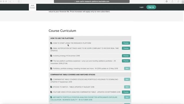 Stock Market Research Platform Sven Carlin