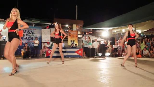 salsa show "Broadway" - "El Maestro" - Salsa on the beach 2014 смотреть онлайн