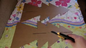 Елка из картона