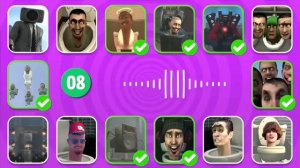 Угадай скибиди туалета по звуку-(Видео не моё!)